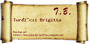 Turóczi Brigitta névjegykártya
